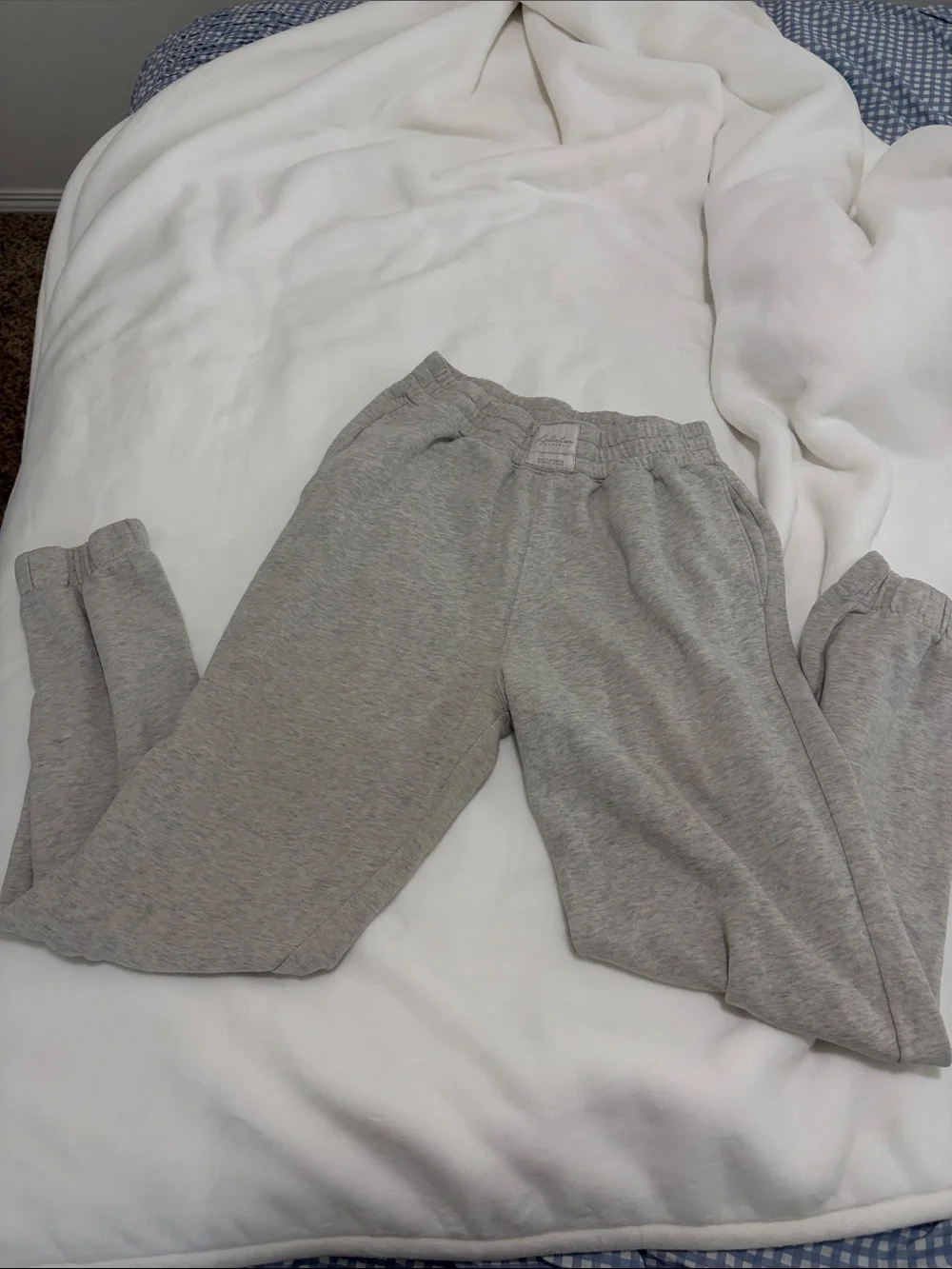 Hollister Light Gray Jogger Sweatpants